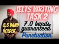 Use this to score 70 bands in ielts writing task 2 and task 1  ace punctuation marks