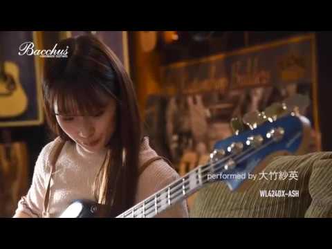 Bacchus Craft Series 24-Fret Spec Electric Bass WL424DX-ASH