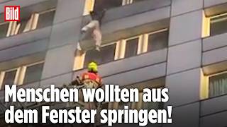 BERLIN: Hochhaus-HΓΆlle am Ostbahnhof β Bewohner vor Flammen gerettet!