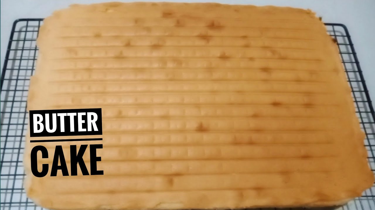 Chef's  table-Butter Cake |how to make soft butter cake
