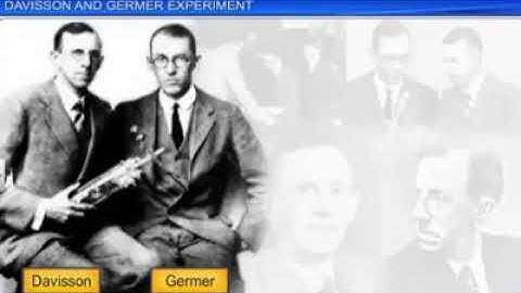 DAVISSON AND GERMER EXPERIMENT