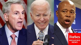 JUST IN: Kevin McCarthy Calls Out Biden For Not Meeting With Eric Adams To Discuss Migrants In NYC