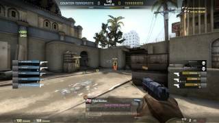 CS:GO P2000 5 kills on first round | 100hp at the end
