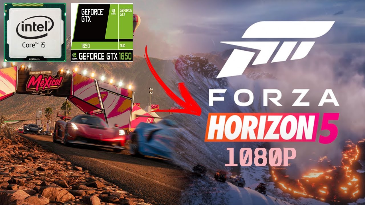 FORZA HORIZON 5 NA GTX 1650 4GB VRAM + I5-4440 3.1GHZ & 12GB RAM