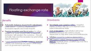 18) Floating exchange rates
