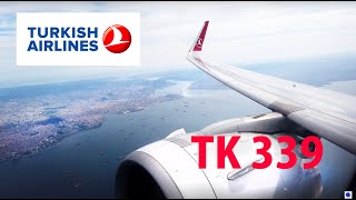 【Flight Tour】2023 Turkish Airlines TK339 AirBus A321 neo Baku to Istanbul