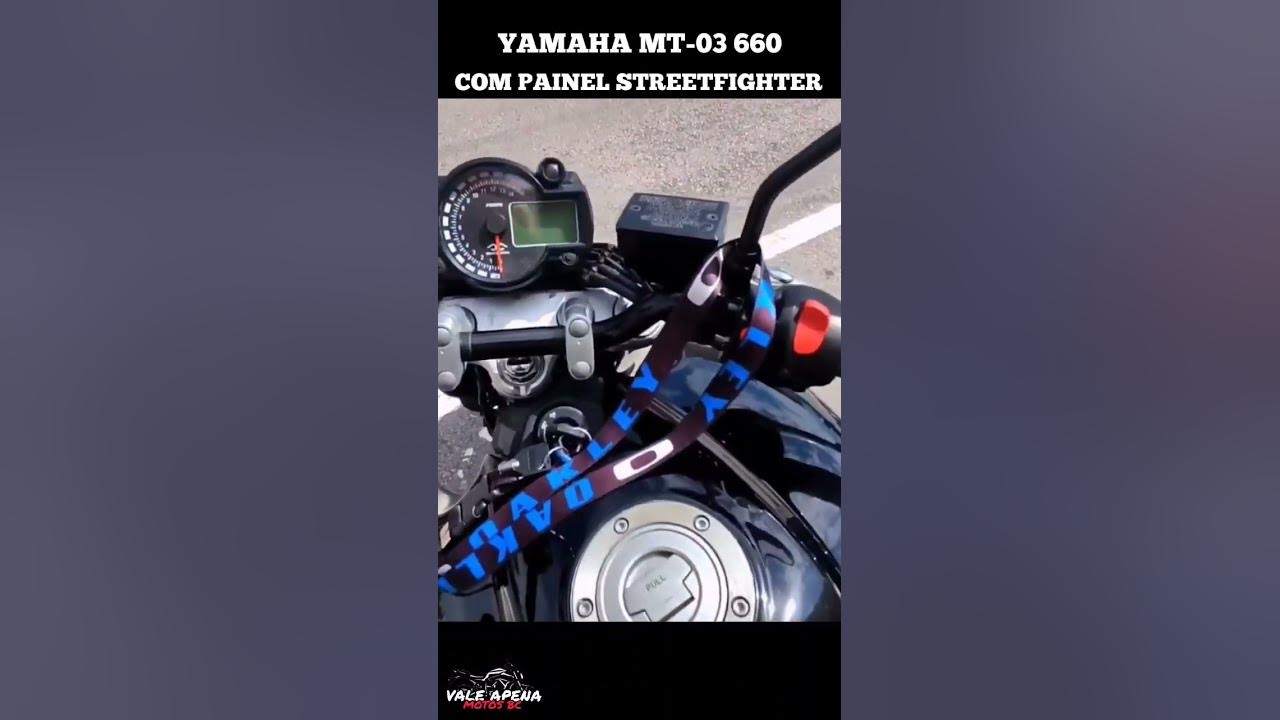 Yamaha Mt-03 660 Com Painel Streetfighter #Shorts - Youtube