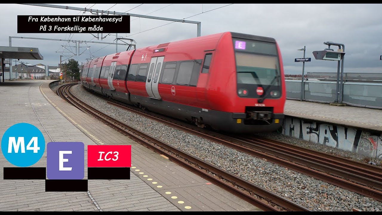 3 Forskellige måder fra København til København syd