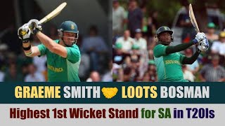 GRAEME SMITH & LOOTS BOSMAN | 170-Run Partnership | 2nd T20I @ Centurion | ENG tour of SA 2009