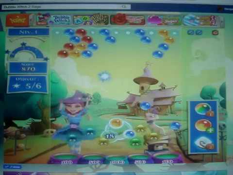Bubble Witch Saga 2-Level 01 - YouTube