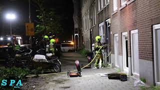 Flinke rookontwikkeling bij brand in appartementencomplex | Jan Kruijffstraat Rotterdam