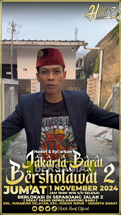 KATA BABA AJAK UMMAT HADIRI EVENT AKBAR MAJELIS HURAIDHOH JAKARTA BARAT BERSHOLAWAT II @katababa_