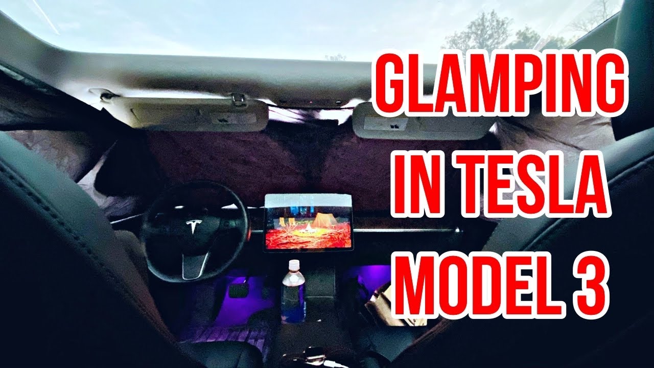 I Slept In My Tesla Model 3 For Two Nights! - YouTube