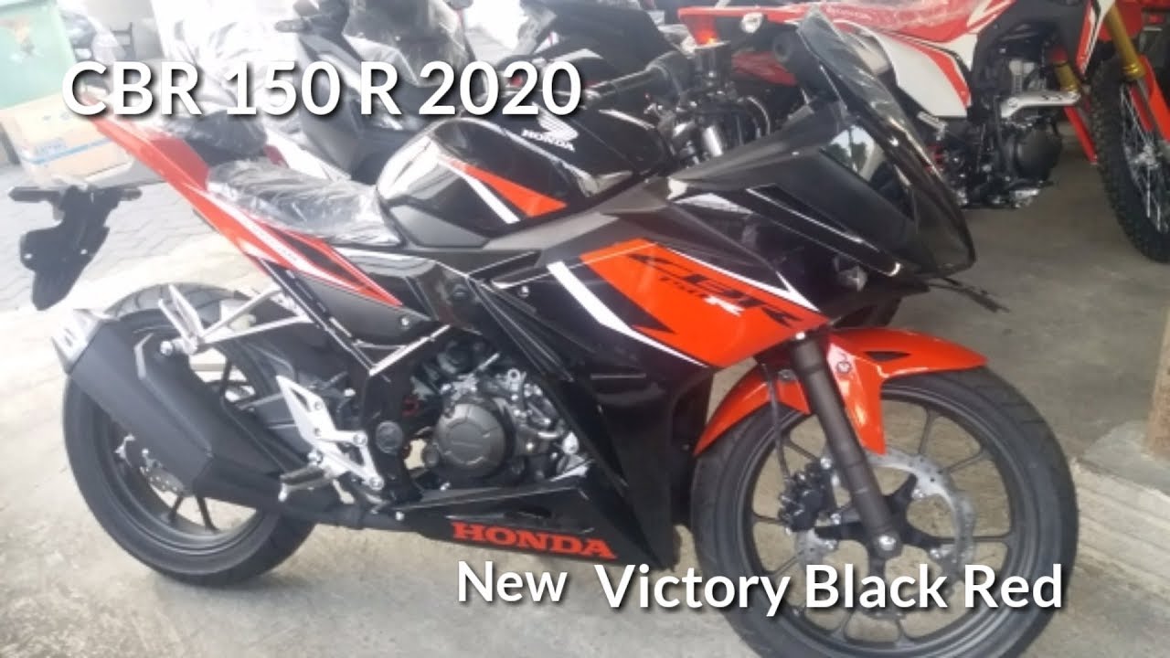 Honda CBR 150 R 2020 New Victory Black Red YouTube