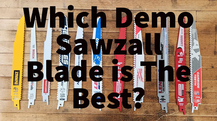 Which Demolition Sawzall (Reciprocating Saw) Blade is The Best? Diablo/Milwaukee/Lenox/Bosch