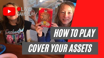 The BEST How to Play Cover Your Assets Card Game Video Live Game Play