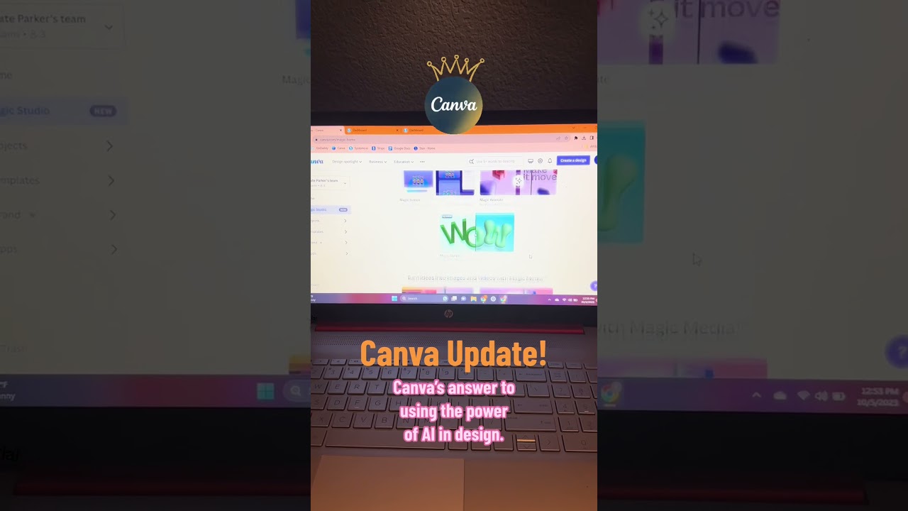 Discover Canva AI Tools in Magic Studio! #canvatutorial