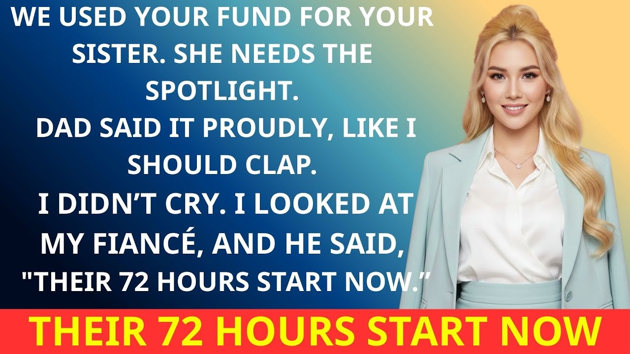 My Parents Gave My Wedding Fund to My Sister—“She Deserves It.” Then My Fiancé Gave Them 72 Hours
