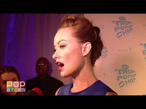 Olivia Wilde, James Frain - TRON LEGACY Interviews!