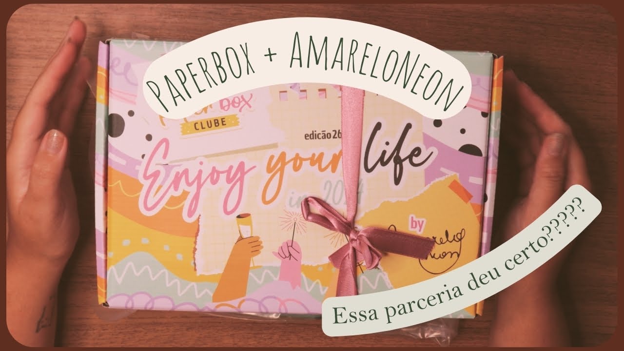 Unboxing do clube Paper Box Laranja Lima com parceria 