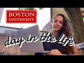 college vlog: classes, internship, mental health tips | Boston University student day in the life
