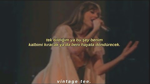 taylor swift - electric touch. (türkçe çeviri)