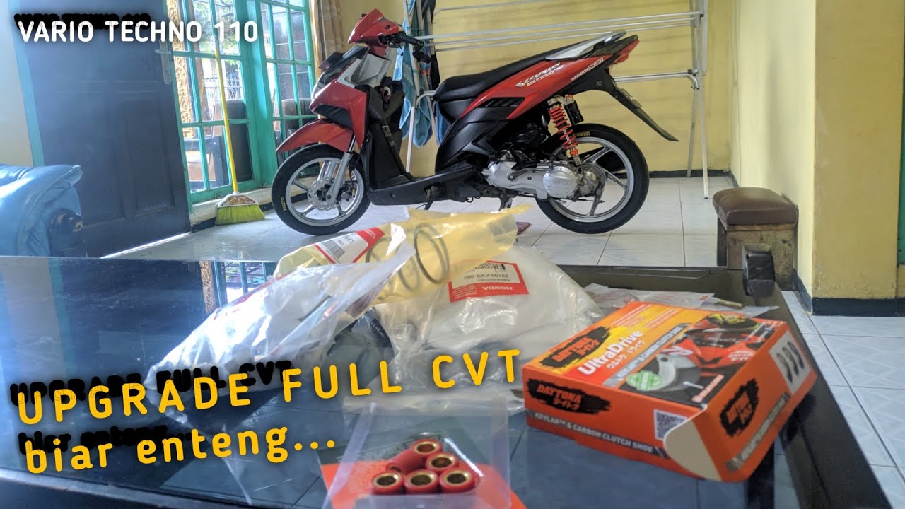 Upgrade CVT Vario Techno 110 Karbu | #ProjectVARO