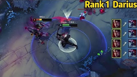 Rank 1 Darius: He Completely DESTROYED a Cho