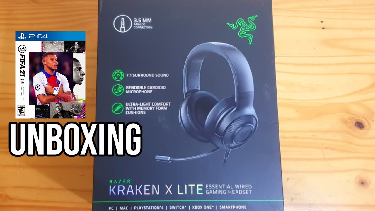 RAZER Kraken X Lite PS4/PS5 Unboxing 