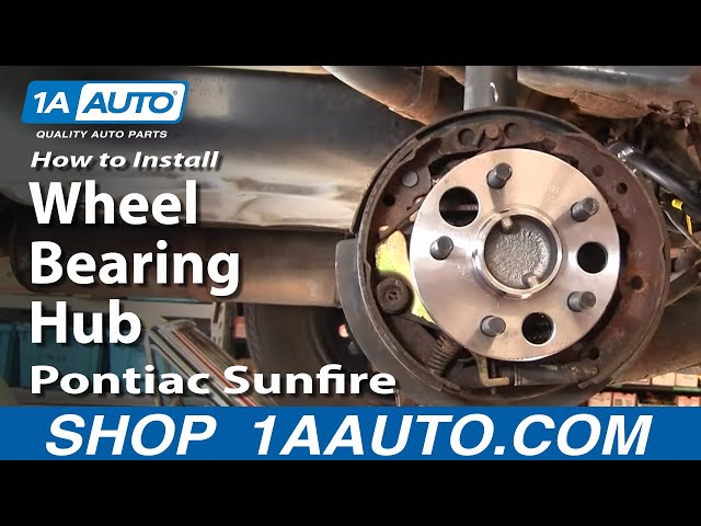 How To Replace Wheel Bearing Hub Assembly 95 05 Pontiac