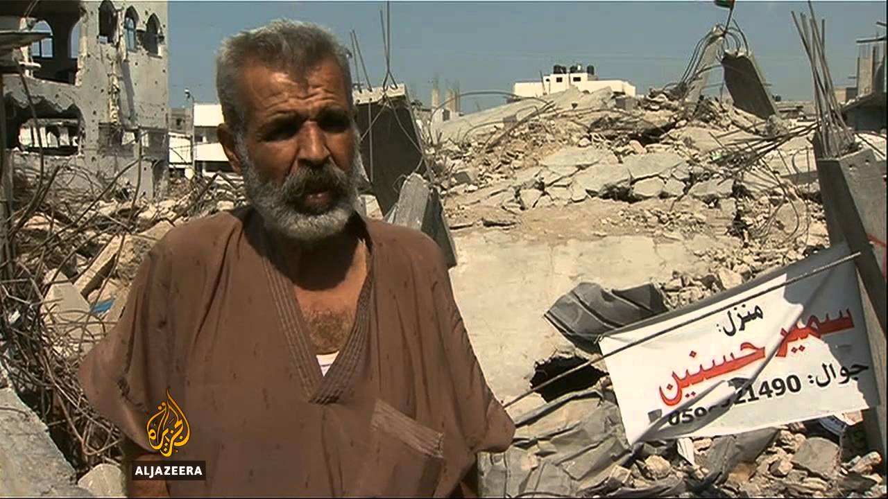 يطالب سكان غزة السياسيين بإعادة بناء منازلهم