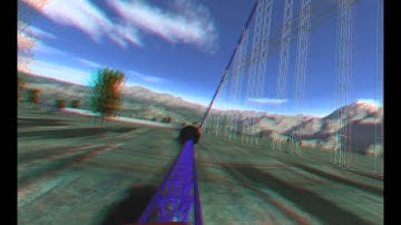 3D Rollercoaster:  Millenium Force (3D glasses needed!) (No Limits Rollercoaster)