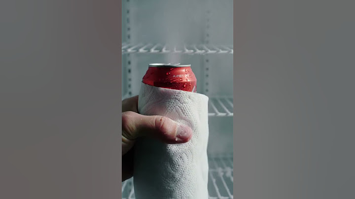 INSTANTLY COLD DRINKS! 勞 Freezer Paper Towel Trick That Works!