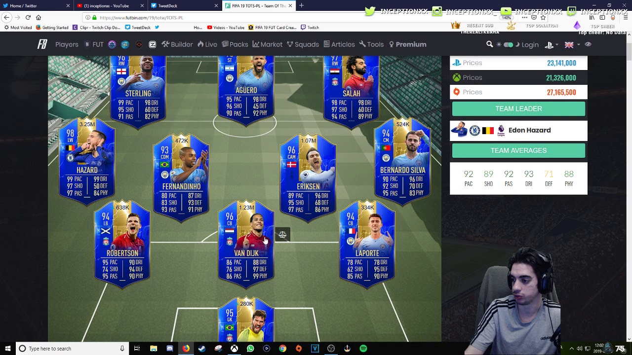MY THOUGHTS ON THE PREMIER LEAGUE TOTS! - FIFA 19 ULTIMATE TEAM - YouTube