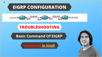 EIGRP PRACTICAL | EIGRP Configuration step by step |  Troubleshooting | Neighbourship | GNS3 |