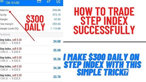 How to trade step index successfully using the step index powerful strategy