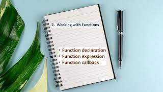 Lesson 02: JavaScript Working with function