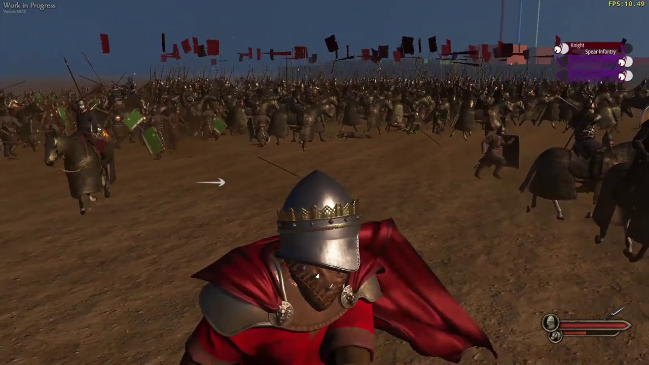 Mount Blade Ii Bannerlord Knights Of The Vale Charge Youtube