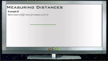 Measuring Distances: Examples (Basic Geometry Concepts)