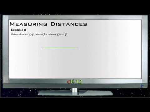 Measuring Distances: Examples (Basic Geometry Concepts)