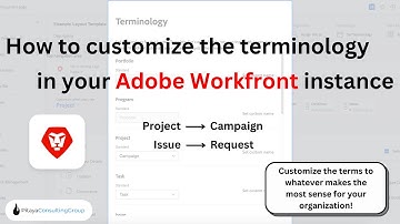 How to Edit Terminology in your Workfront Instance