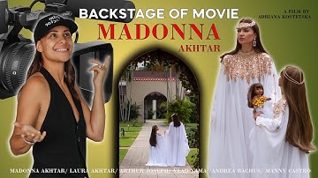 Backstage of Movie "Madonna Akhtar"