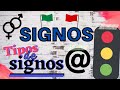 Los signos. Tipos de signos