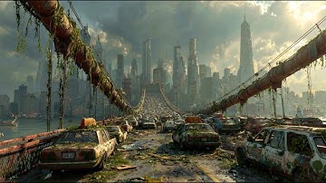 Forgotten Megacities ⎜ Dark Post-Apocalyptic Ambient Music & Cinematic  Atmospheres⎜4K