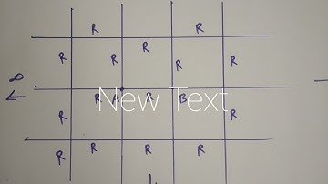 Infinite grid resistance /// Application of superposition theorem