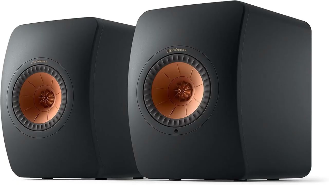 Лучшее предложение: активные полочные колонки KEF LS50 Wireless II — пара (угольно-чёрный)