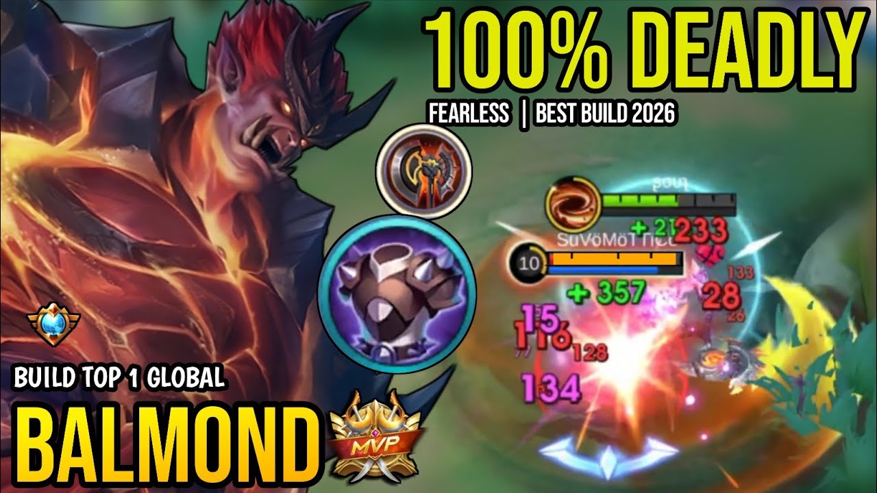 BALMOND BEST BUILD 2026 | BUILD TOP 1 GLOBAL BALMOND GAMEPLAY | MOBILE ...