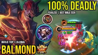 BALMOND BEST BUILD 2026 | BUILD TOP 1 GLOBAL BALMOND GAMEPLAY | MOBILE LEGENDS✓