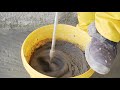 Comment raliser un enduit de ciment  impermable