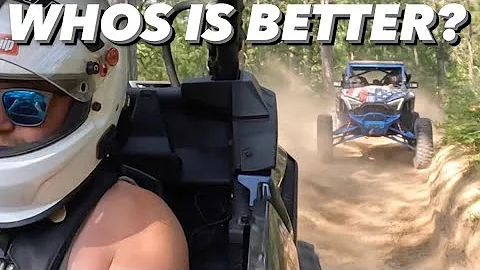 Can-Am X3 VS Pro R In The Tight Woods! | Plus Rugged Radio Review